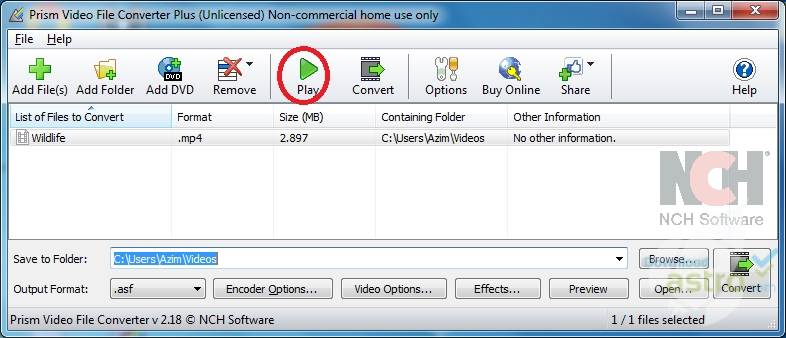 Free Serial Number Prism Video File Converter